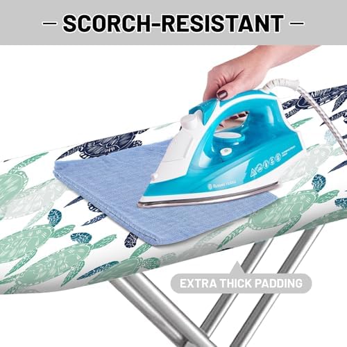 Ironing Board Cover and Pad 15x54 in, Sea Turtle Beach Ironing Board Cover - Image 4