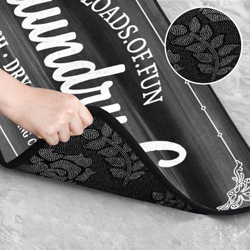 Laundry Room Long Mat Area Rug Non-Slip Floor Mat Waterproof Farmhouse Carpet - Image 7