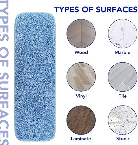Replacement Microfiber Pad for Rubbermaid Commercial 18 Inch and 17 Inch Mop - Image 4