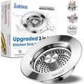Upgraded 3 in 1 Kitchen Sink Drain Strainer by INKHUT