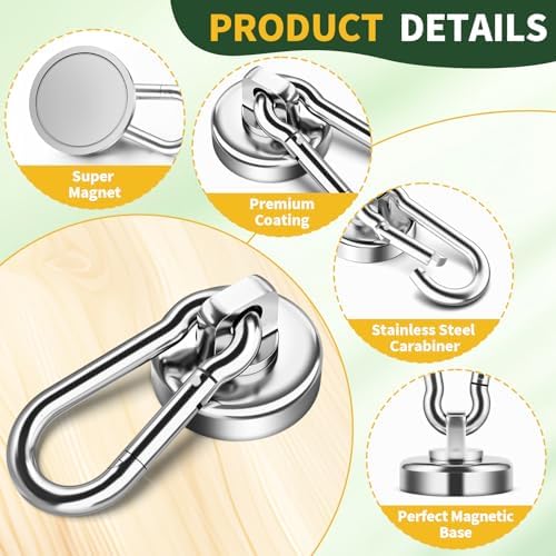 Grtard 4 Pack Magnetic Hooks - Image 6