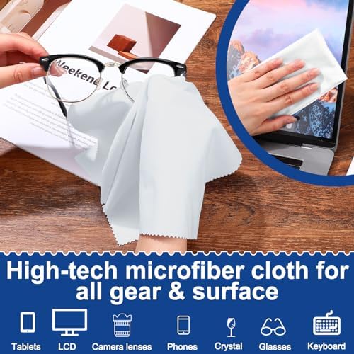 Frienda 12 Pack Large Glass Cleaning Cloth - Image 4