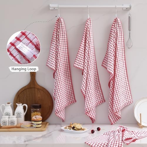 Mordimy Premium Cotton Kitchen Towels 16"x 25", 8 Pack - Image 6