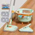 HoMettler Transparent Mop and Bucket Set | Spin Mop by Homettler