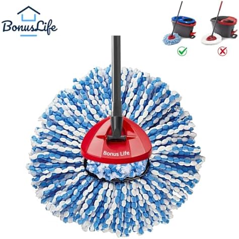 2-Tank Mop Heads Replacements for O-Ceda RinseClean Dual System, Microfiber - Image 4