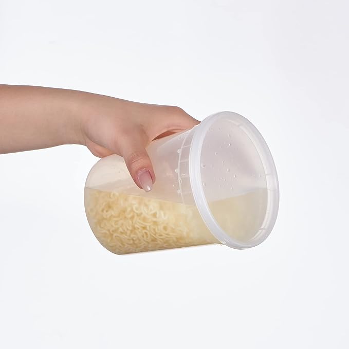 FULING 32oz Plastic Deli Containers, 240 Sets - Image 3