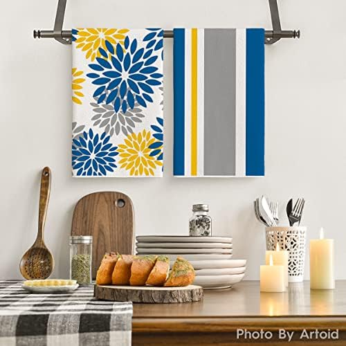 Artoid Mode Stripes Home Sweet Home Boho Spring Kitchen Towels Dish Towels - Image 2