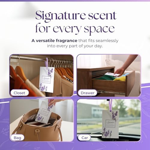 15 Pack Sachets for Drawers and Closets, Scented Sachets for Drawers, Closet - Image 6