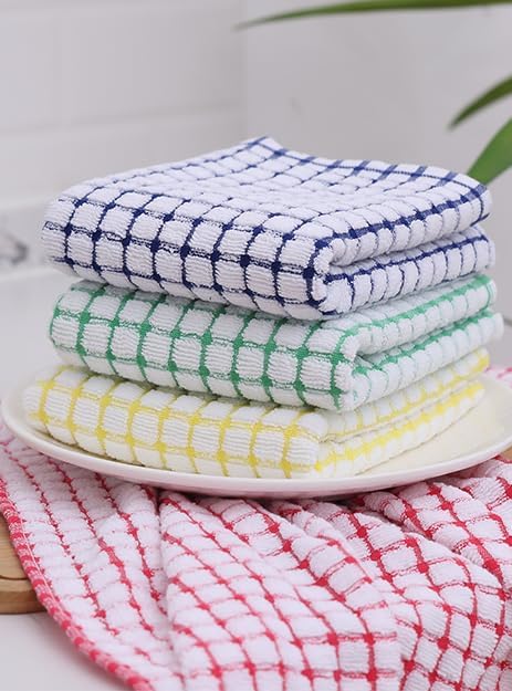 Kitinjoy Cotton 8 Pack Terry Kitchen Towels - Image 7