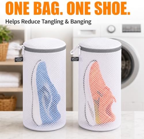 Kimmama Shoe Washing Machine Bag, Mesh Laundry Bags - Image 4