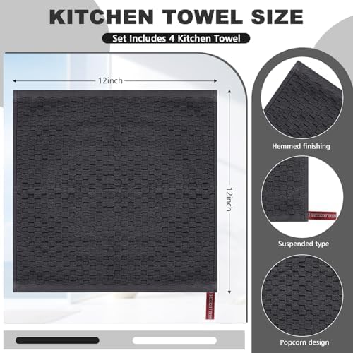 Washcloths Set, 12x12 Inch - Image 2