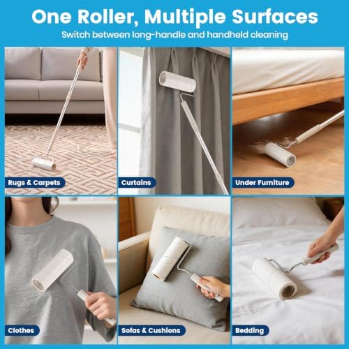 Extra Sticky Large Surface Lint Roller Refills, 500 Sheets - Image 4