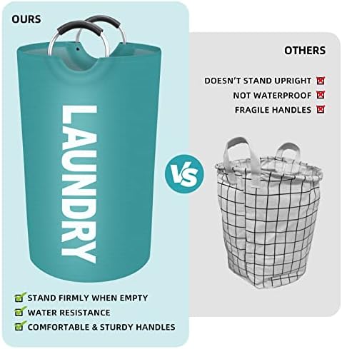 90L Large Laundry Basket, Dirty Clothes Waterproof Laundry Hamper - Image 4