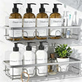 Adhesive Shower Caddy, Large Capacity Shower Racks by Dimyno