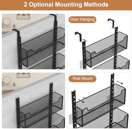 VyGrow Over The Door Organizer, Metal Door Organizer Hanging - Image 4