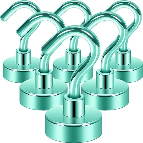 Neosmuk Magnetic Hooks for Cruise Cabins, 30lb Heavy Duty, 6 Pack by Neosmuk