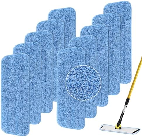 Replacement Microfiber Pad Fit for Rubbermaid Commercial 18 Inch and 17 Inch Mop by BeiLan