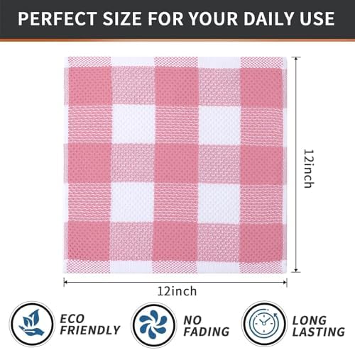 Mordimy Cotton Waffle Weave Dish Cloths, 6 Pack - Image 6