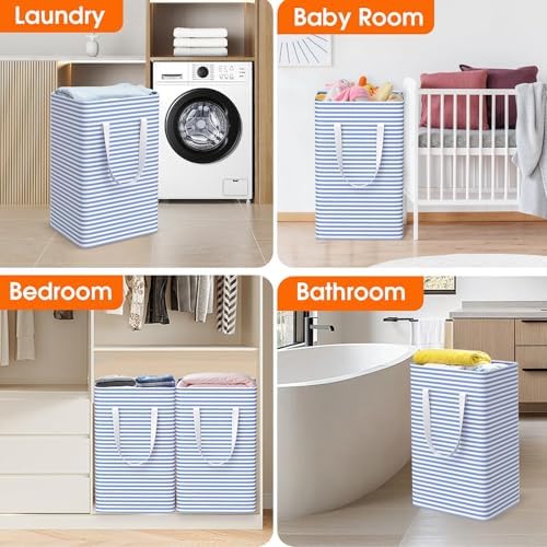 3-Pack Laundry Basket, Collapsible Laundry Hampers - Image 7