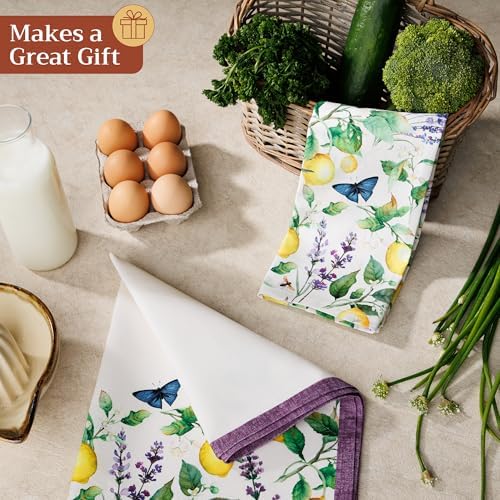 Maison d' Hermine Kitchen Towels Set of 2 Reusable 100% Cotton 27.50" x 20" - Image 6