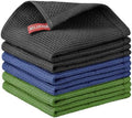 Nialnant 6 Pack Kitchen Towels, 100% Cotton, 12x12 Inches by Nialnant