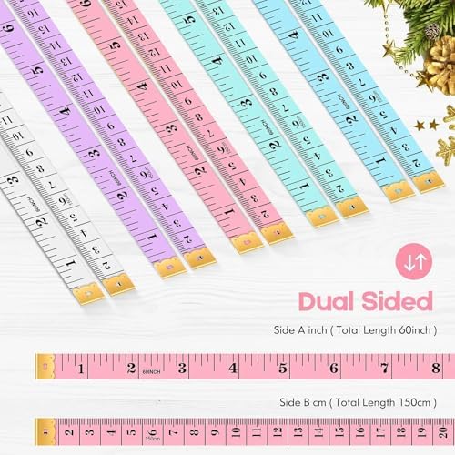iBayam Soft Tape Measure 60" Double Scale Body & Sewing Tape - Image 2