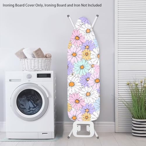Colorful Daisy Ironing Board Cover, 15x54 Inch Standard Ironing Board Cover - Image 4