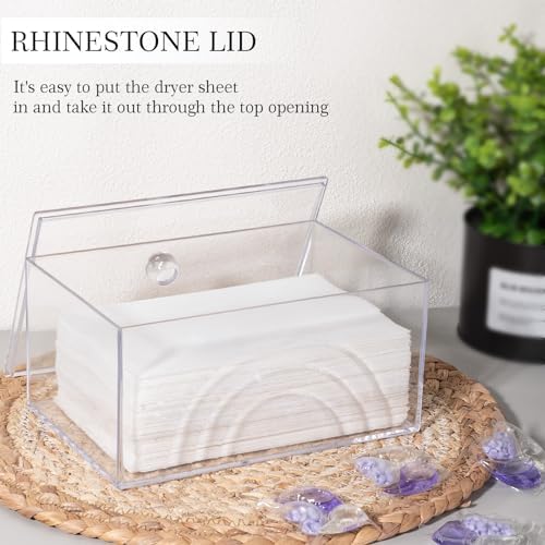 Farmhouse Laundry Dryer Sheet Holder Detergent Pods Container - Image 4
