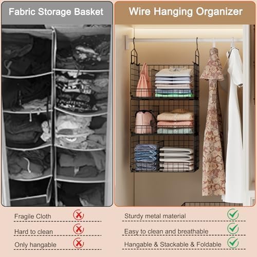 Sonyabecca 3-Tier Extra Large Closet Hanging Organizer - Image 6