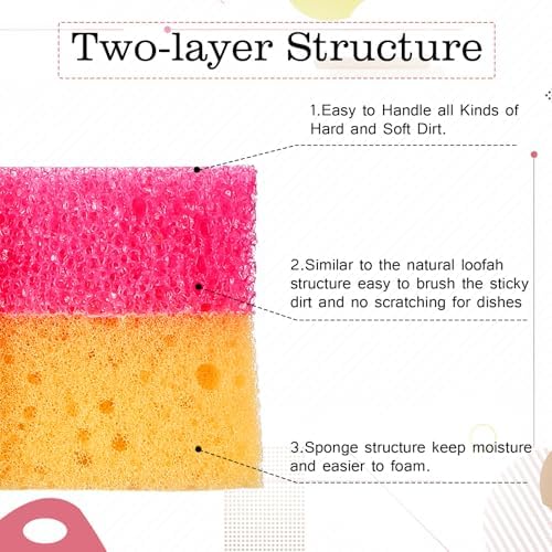 FillTouch Flower 3 Pcs Scrub Sponge - Image 5