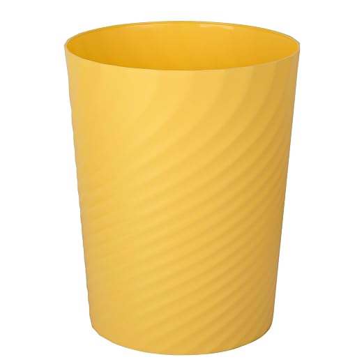UUJOLY Plastic Small Bathroom Trash Can Wastebasket Garbage Can, Laundry Room by UUJOLY