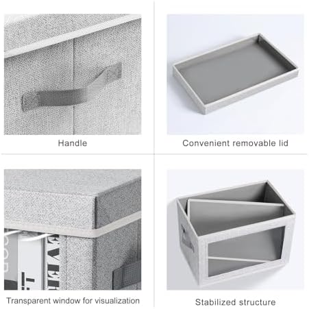 Homsorout Storage Boxes with Lids - Image 5