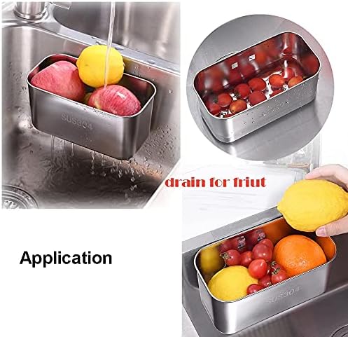Stainless Steel Sink Strainer Kitchen Food Catcher Sink Strainer Basket - Image 6