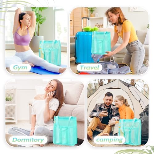 famichan Mesh Shower Caddy Portable, Gym Travel Camp Dorm Room Essentials - Image 5