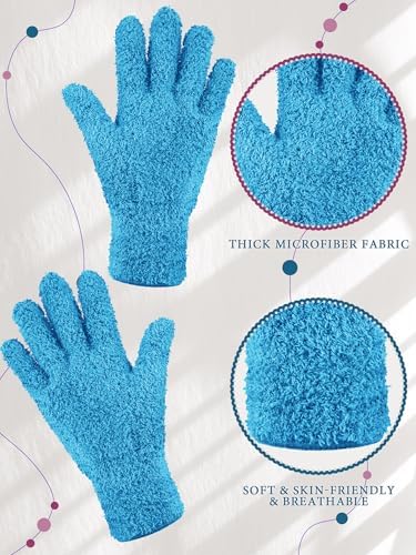 Patelai 3 Pairs Microfiber Dusting Gloves - Image 5
