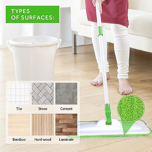 16.5" Microfiber Mop Pads Refills, 3 Pack Reusable Replacement Heads - Image 5