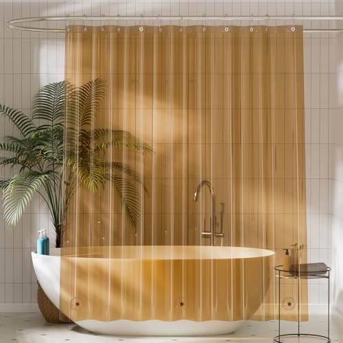 Titanker Shower Curtain Liner, Plastic Shower Liner PEVA 72 x 72 Lightweight by Titanker