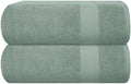 GLAMBURG Premium Cotton Oversized 2 Pack Bath Sheet 35x70-100% Pure Cotton by GLAMBURG