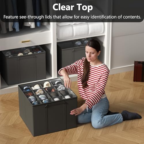 SUOCO 2 Pack Shoe Organizer for Closet, Fits up to 32 Pairs, Small Space Shoe - Image 3