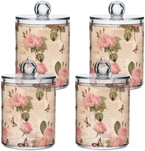 4 Pack Qtip Holder Dispenser by Unknown