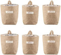 6 Pack Hanging Basket, Wall Baskets, Wall Hanging Storage Bag by Lifreer