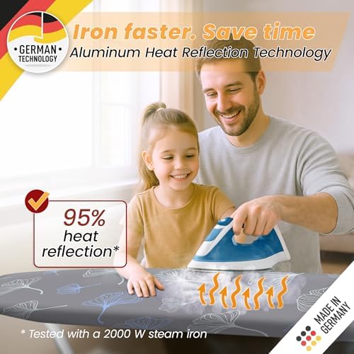 15x54 Standard Size Ironing Board Cover and Pad, Made in Germany, Heat - Image 4