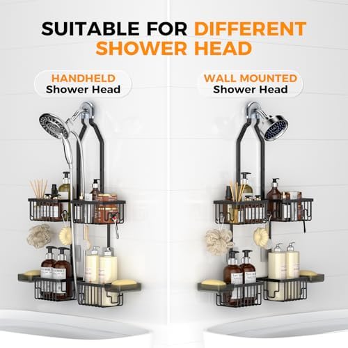 Adjustable Aluminum Shower Caddy Hanging - Image 6
