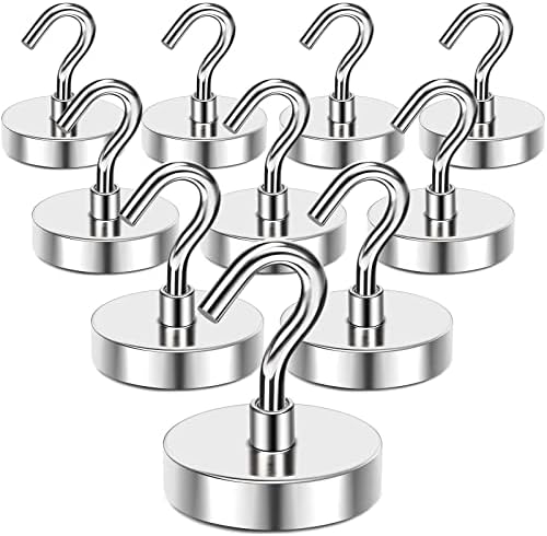 MIKEDE Strong Magnetic Hooks 120Lbs Heavy Duty Magnets by MIKEDE