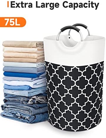 Fabspace Large Laundry Basket Laundry Hamper Bag Washing Bin Clothes Bag - Image 5