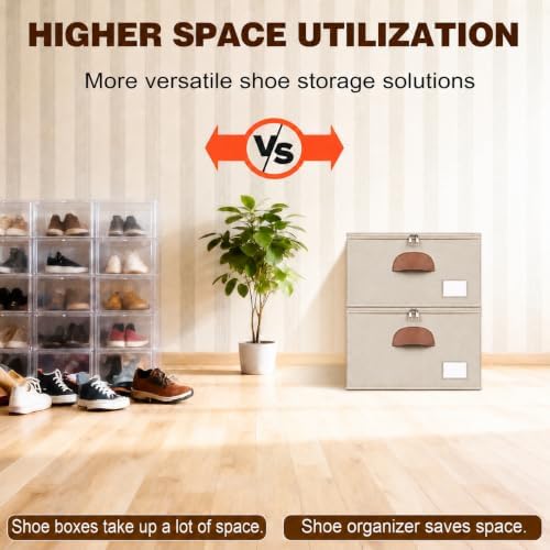 2 Pack Shoe Organizer for Closet - Image 5