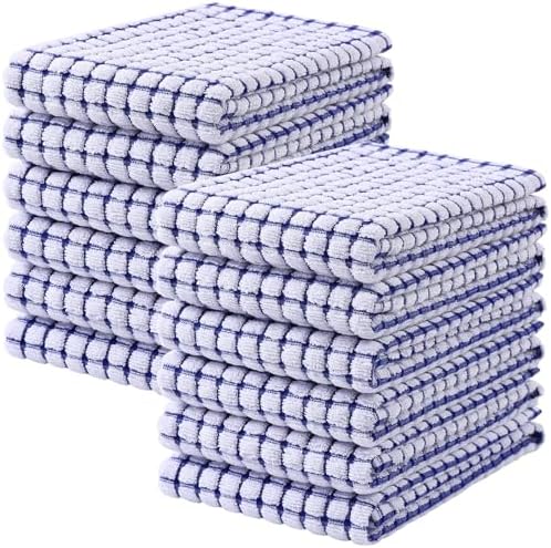 Mordimy Premium Cotton Kitchen Towels 16"x 25", 12 Pack by Mordimy