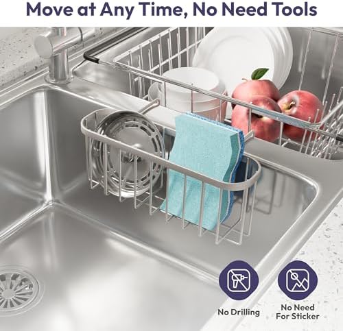 SWTYMIKI Sponge Holder for Kitchen Sink - Image 3