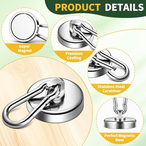Grtard 12 Pack Magnetic Hooks - Image 6