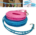 2 Pack Nylon Clothesline Windproof Clothes Drying Rope Travel Clothes Line by Ytuomzi